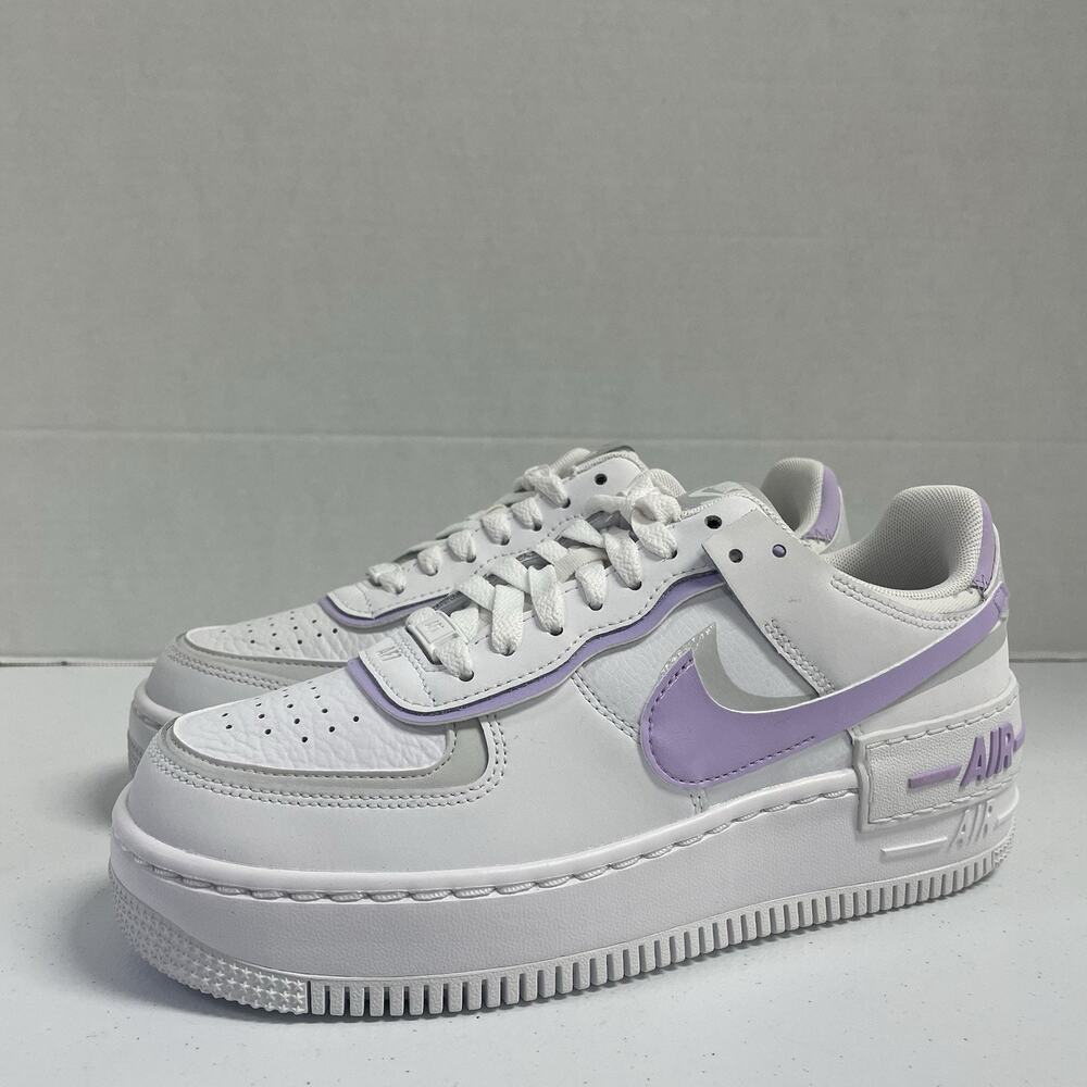 Nike Air Force 1 Shadow White Lilac Bloom FN6335 102 Size 7.5 Women Pink Purple